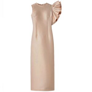 DESTREE Franz ruffle-detailing midi dress NWT size L